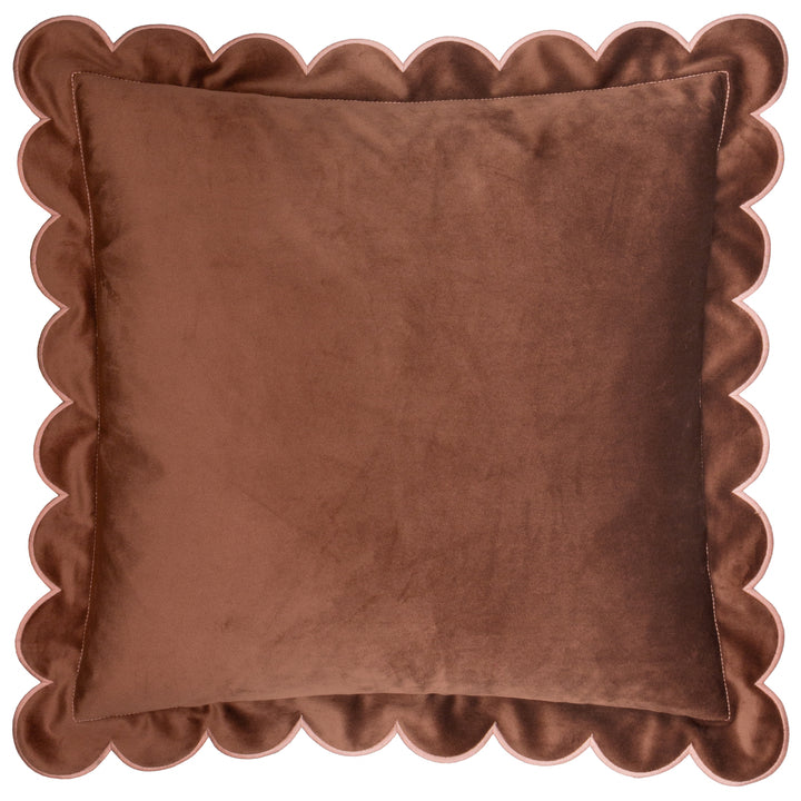 Lil Scallop 45x45 Cushion Case Chestnut / Natural - image 2