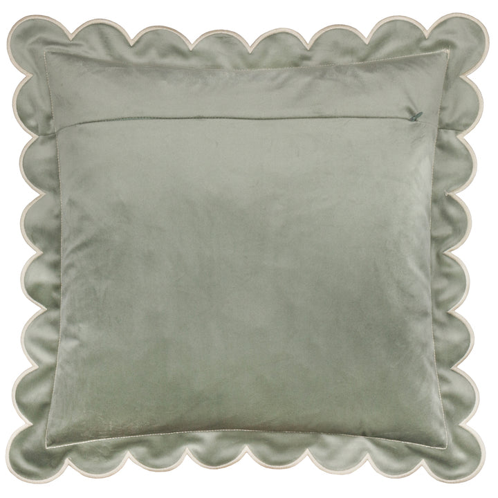 Lil Scallop 45x45 Cushion Case Green / Natural - image 3
