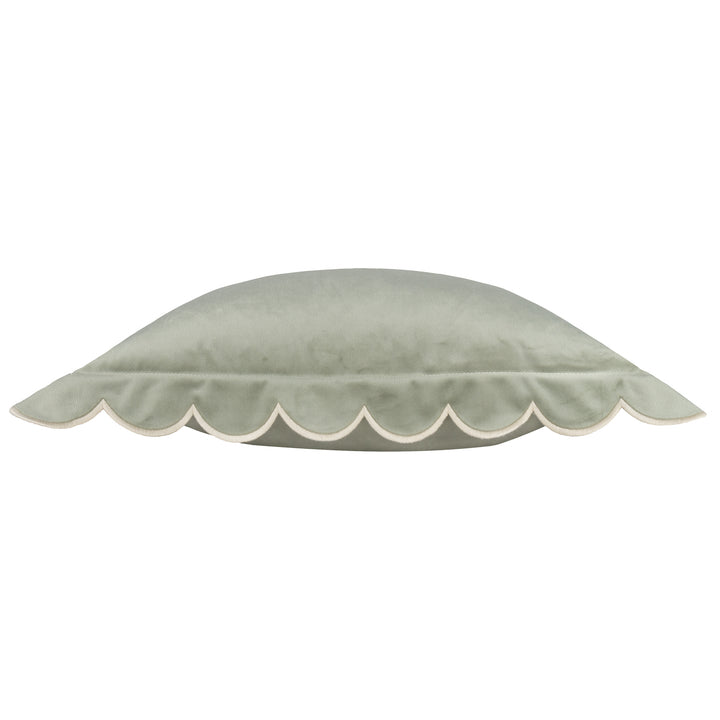 Lil Scallop 45x45 Cushion Case Green / Natural - image 4