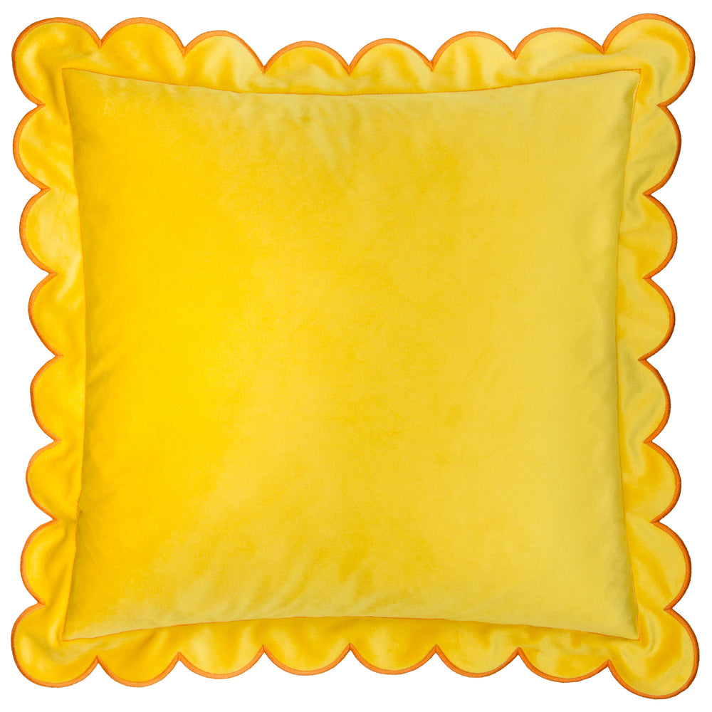 Lil Scallop 45x45 Cushion Case Lemon / Ginger - image 2