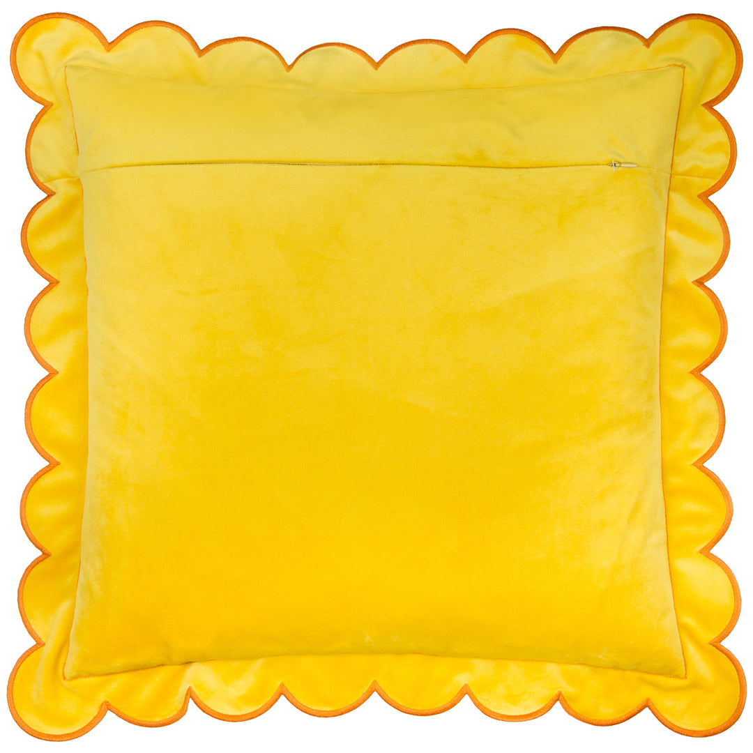Lil Scallop 45x45 Cushion Case Lemon / Ginger - image 3