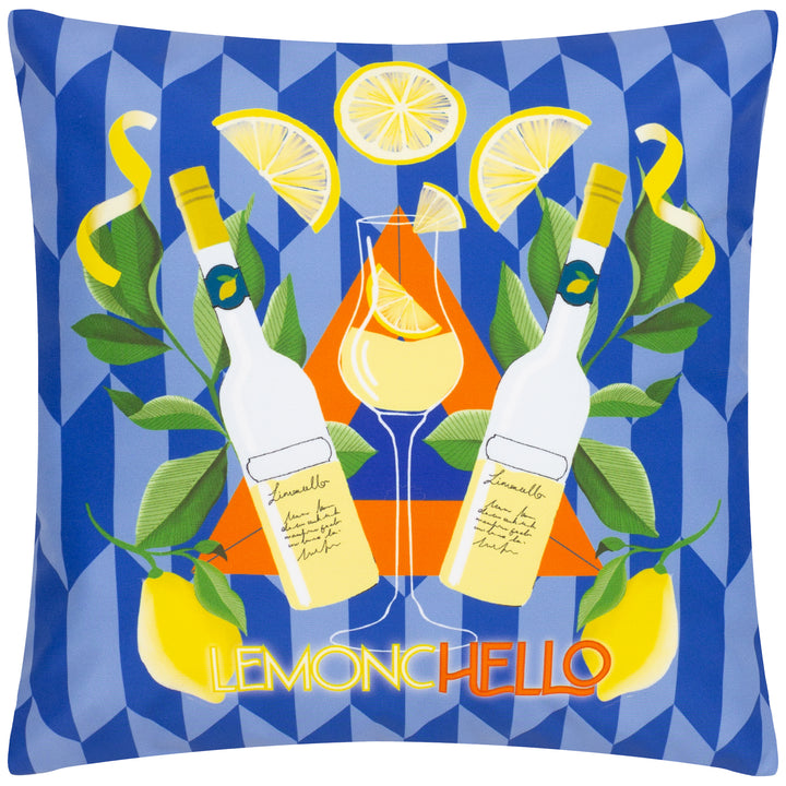 Limoncello 43x43 Outdoor Cushion Case Blue - image 2