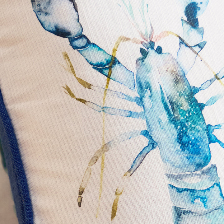 LOBSTER 40X60 CUSHION CASE  COBALT