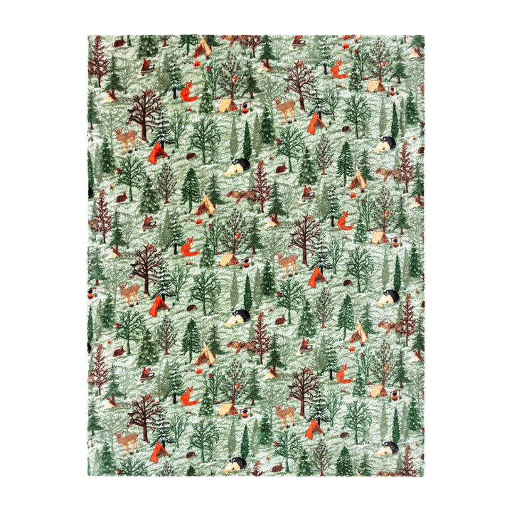 Lodge Wood 130x150 Throw Oak Green - image 3