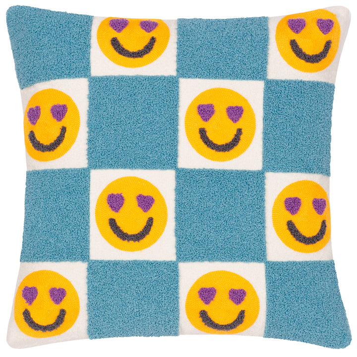 LOVE YOU MORE 45X45 CUSHION CASE SKY BLUE