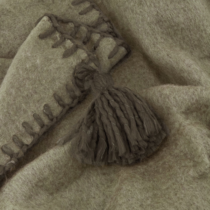 Lowen Wool 130x170 Throw Moss / Lichen - image 2