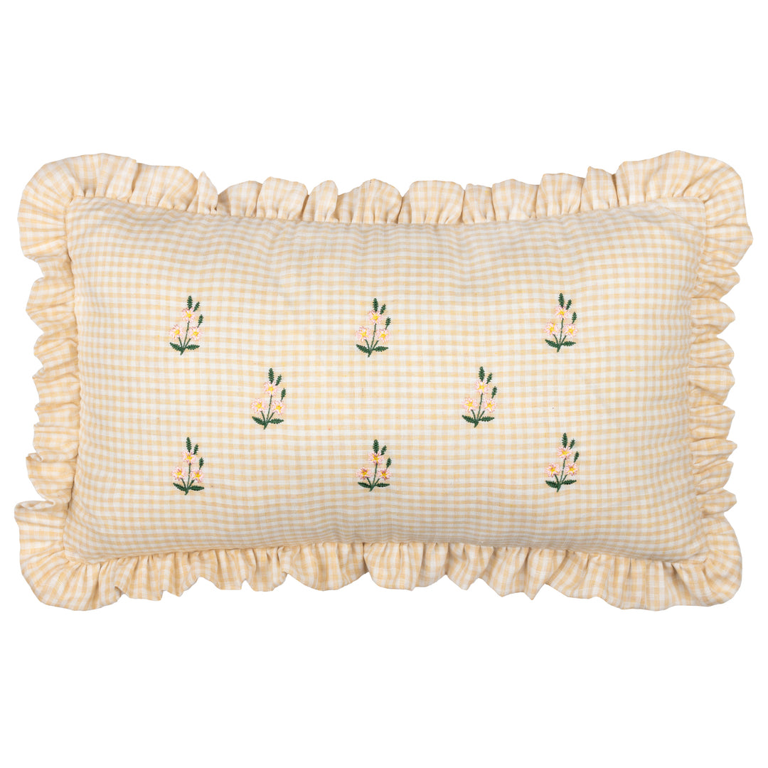 Les Petite Fleurs 30x50 Cushion Case Natural - image 2