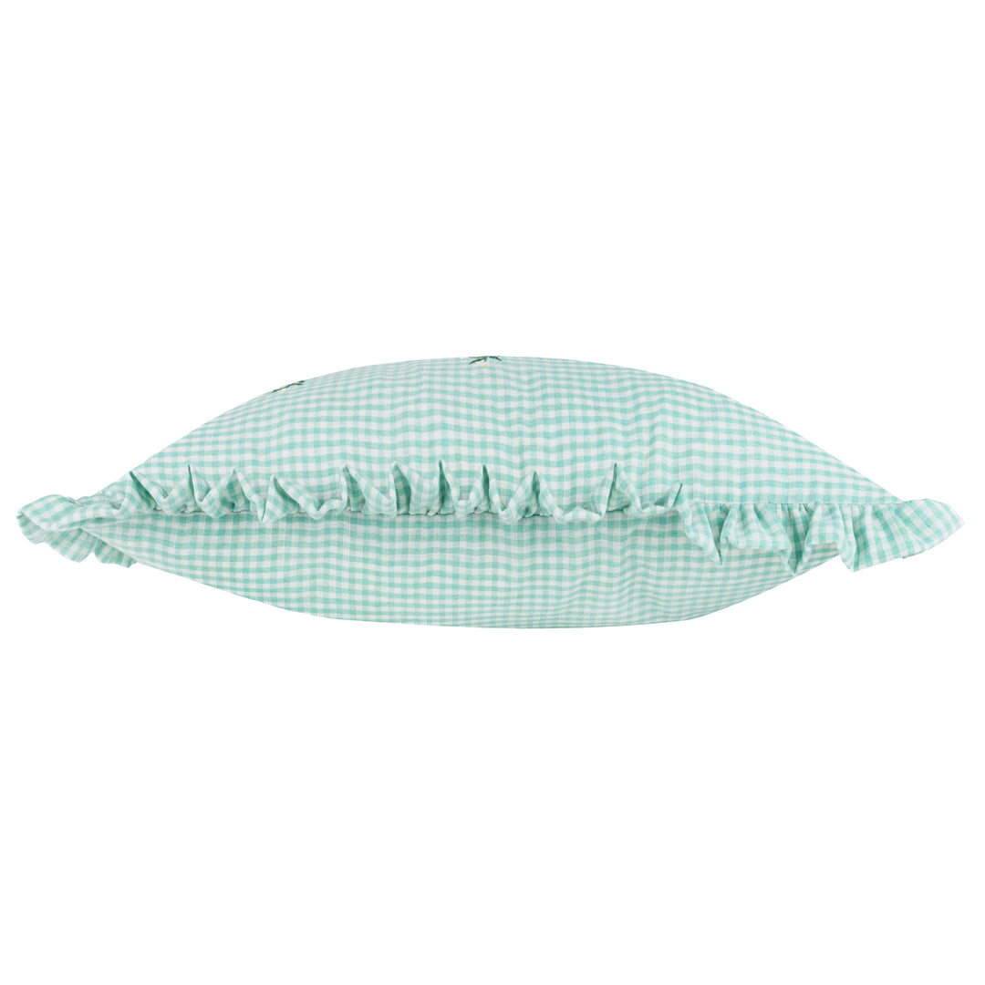 Les Petite Fleurs 30x50 Cushion Case Spring Green - image 4