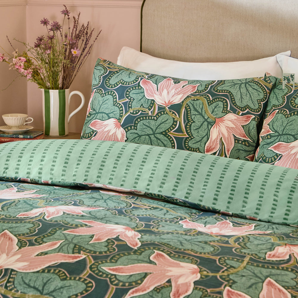 Luella Single Duvet Set Juniper Green - image 2