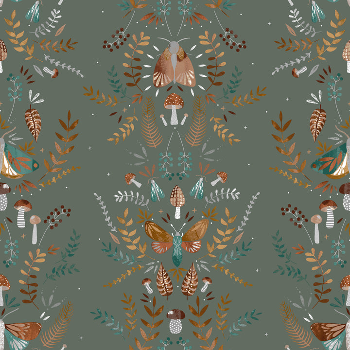 Luna Wood King Size Duvet Set Fern Green - image 5