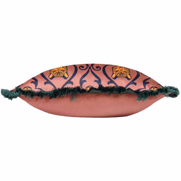 LUPITA 50X50 CUSHION CASE ROSE/EMERALD
