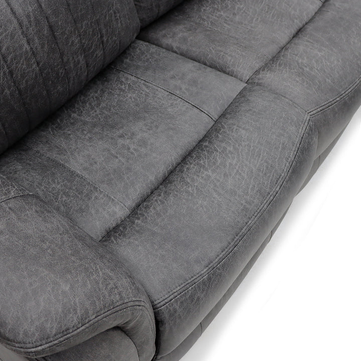 Leon Electric Recliner Sofa Grey 2 Seater