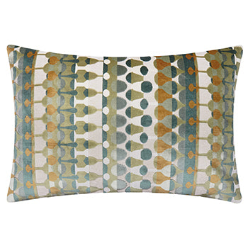 Metro Abstract 40x60 Cushion Case Green - image 2
