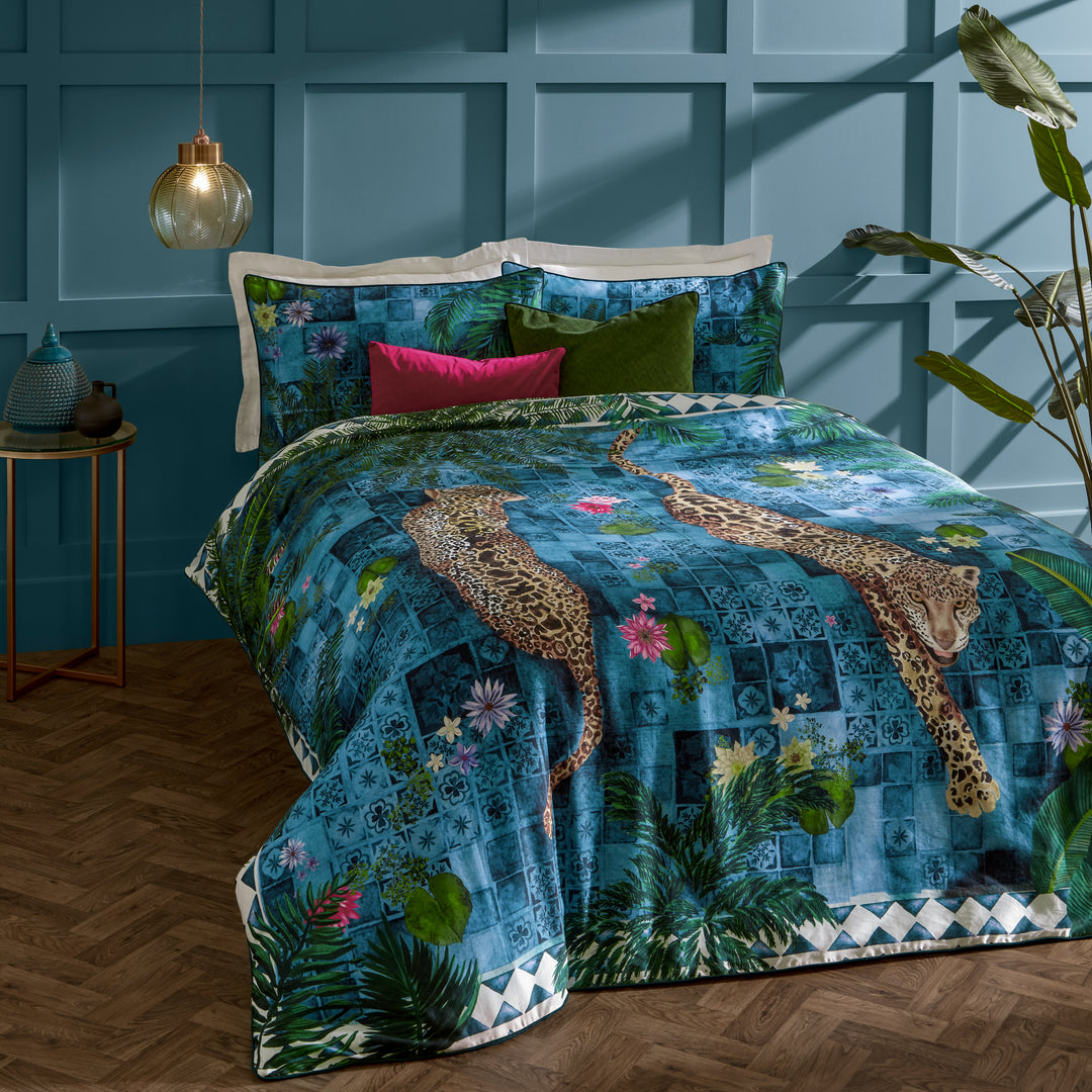 Majorelle Double Duvet Set Azure Blue