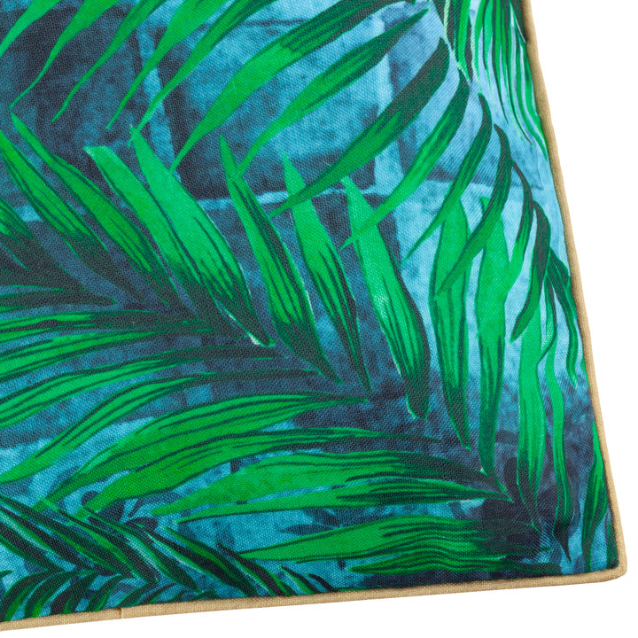 Majorelle Palm 50x50 Outdoor Cushion Case Azure - image 5