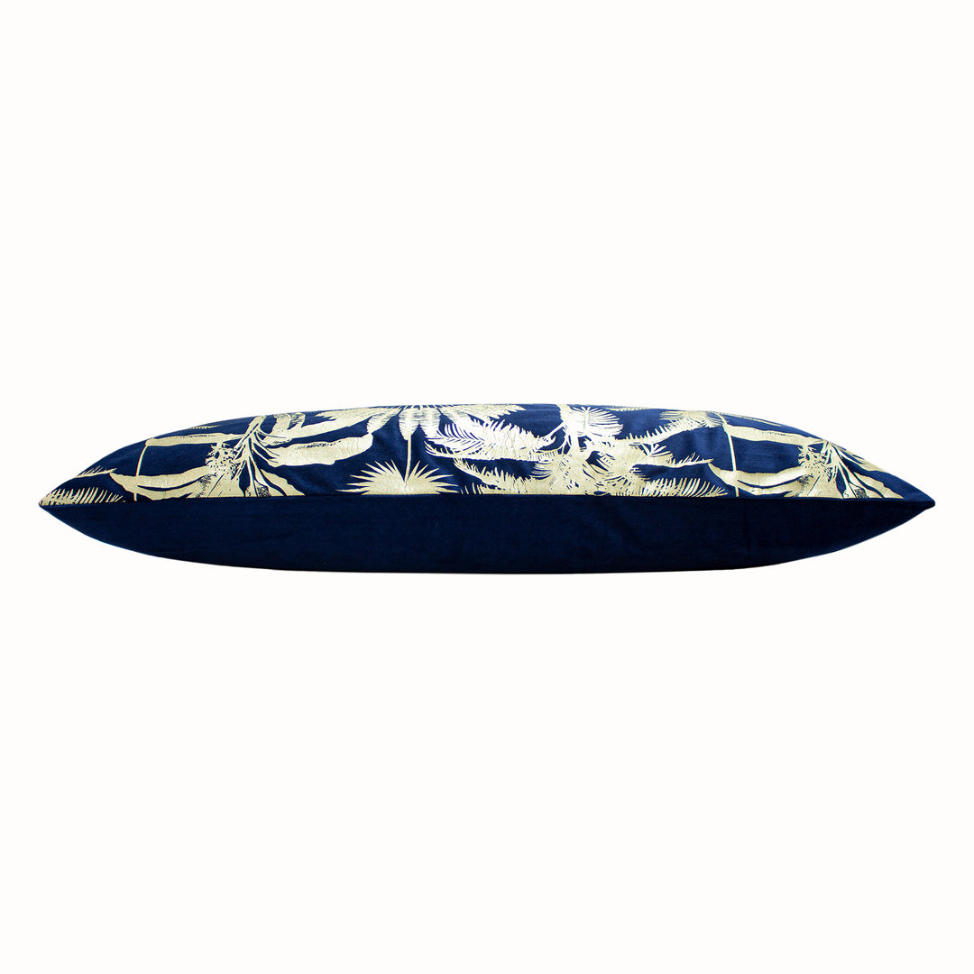 MALAYSIAN PALM 33X70 C/CASE NAVY