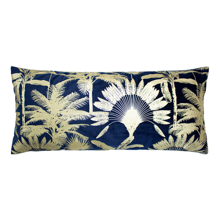 MALAYSIAN PALM 33X70 C/CASE NAVY