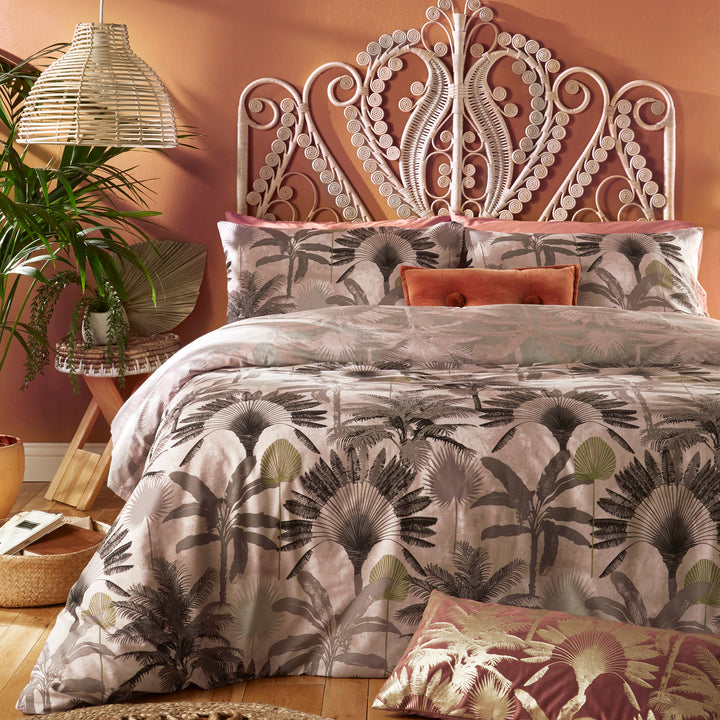 Malaysian Palm Db D/Set Dusky Blush