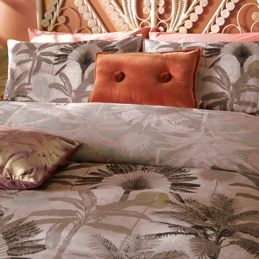 Malaysian Palm Db D/Set Dusky Blush - image 3