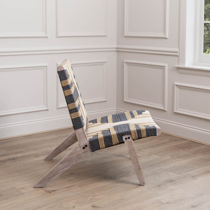 MANALI WOVEN CHAIR GREY KILM