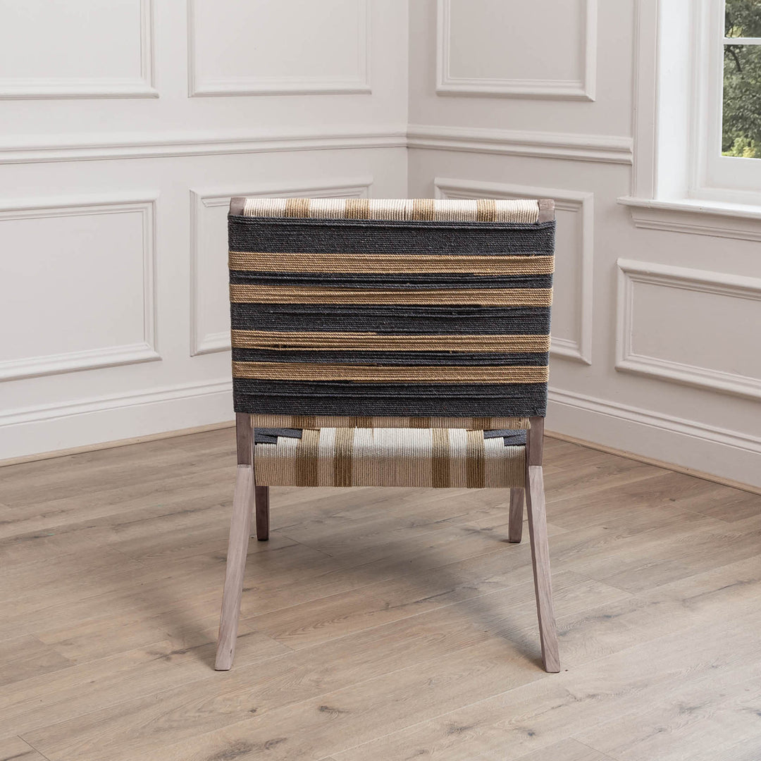 MANALI WOVEN CHAIR GREY KILM