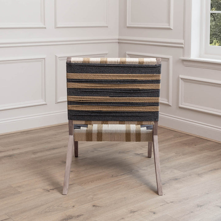 MANALI WOVEN CHAIR GREY KILM
