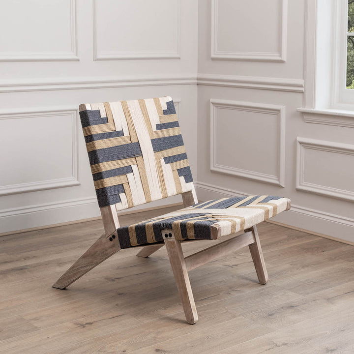 MANALI WOVEN CHAIR GREY KILM