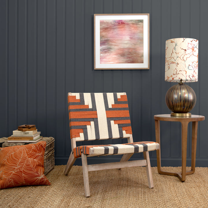 MANALI WOVEN CHAIR ORANGE KILM