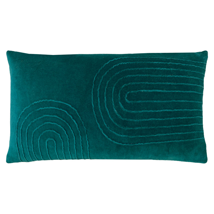 MANGATA 30X60 CUSHION COVER TEAL