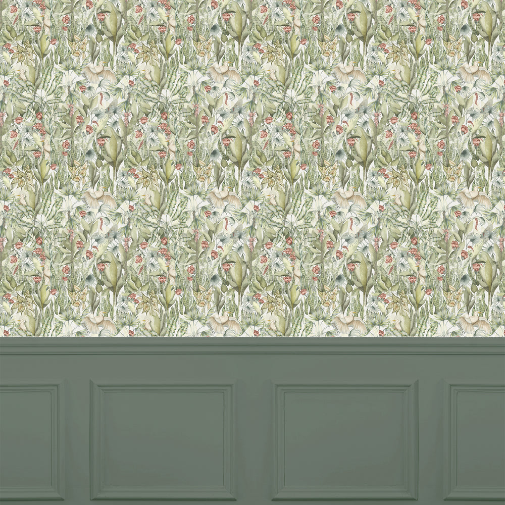 Mangrove Wallpaper Moss Sample - image 2