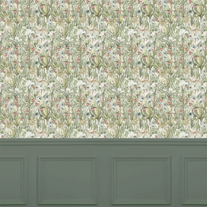 Mangrove Wallpaper Moss Sample - image 2