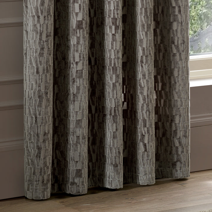 MANHATTAN 229X137 EYELET CURTAINS MINK