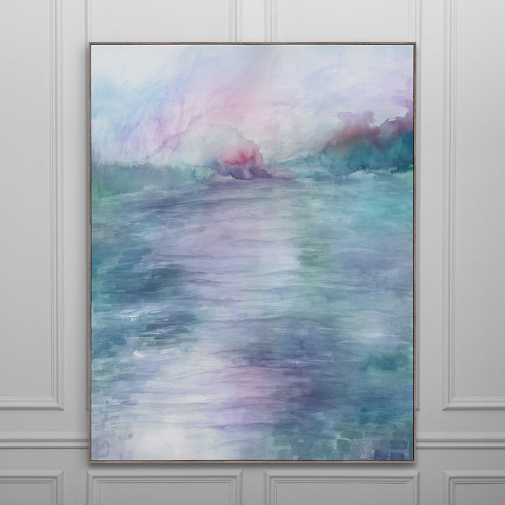 FRAMED CANVAS STONE MAREE IRIS 183X143