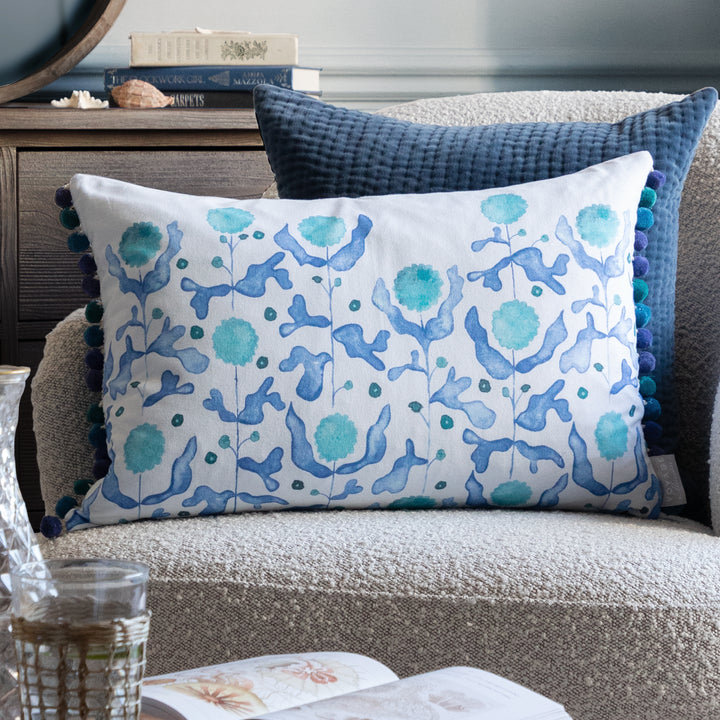 MARIANI 40X60 CUSHION CASE COBALT