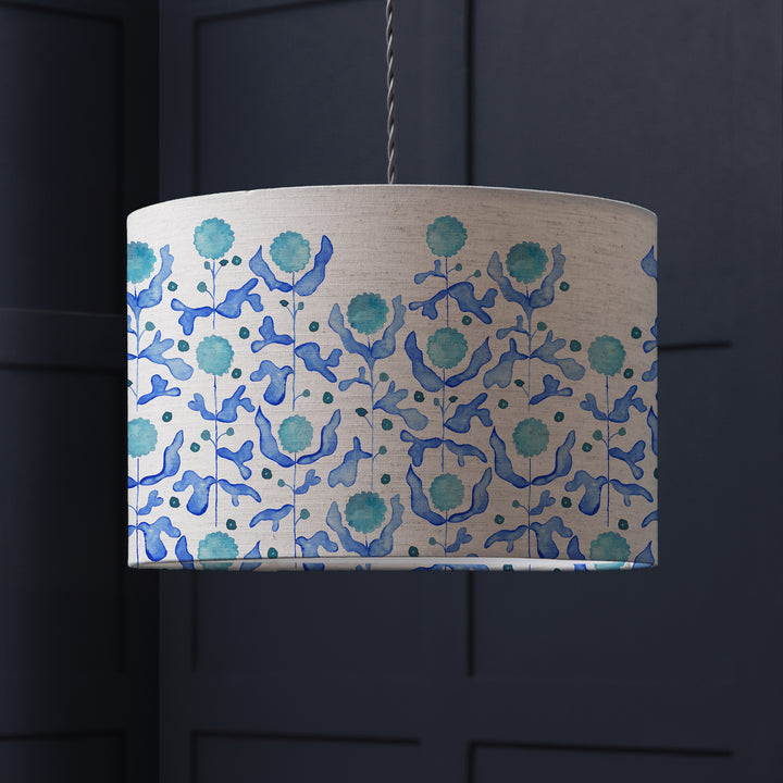 MARIANI COBALT EVA 30CM LAMPSHADE BLUE