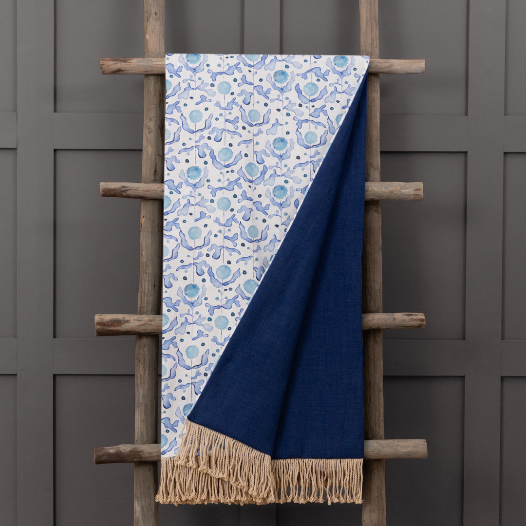 MARIANI 136X200 THROW COBALT