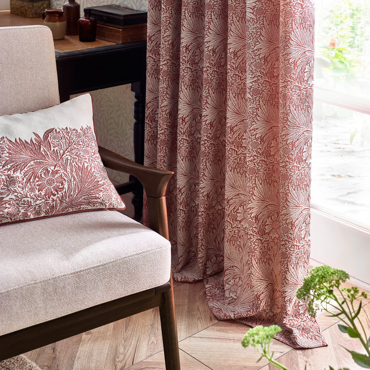Marigold 228x182 Pencil Pleat Curtains Russet - image 5