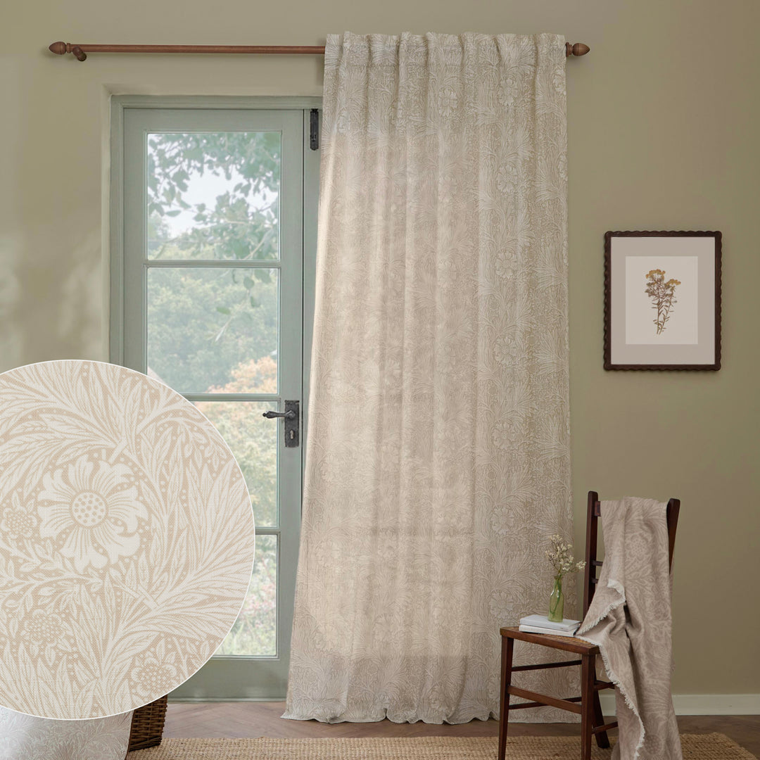 Marigold 290x250 Panel Curtains Linen