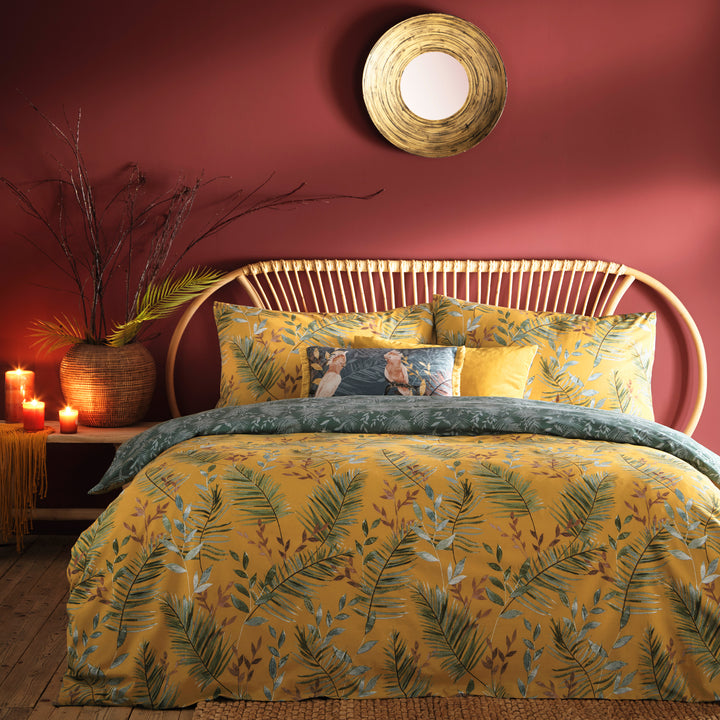 Mazari Ks Duvet Set Mustard