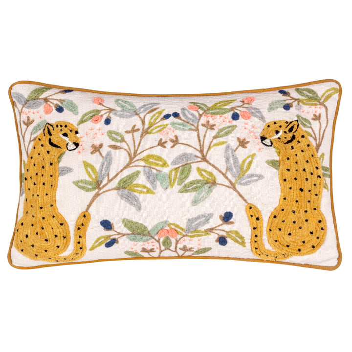 MIRRORED CHEETAH 30X50 CUSHION CASE MULTI