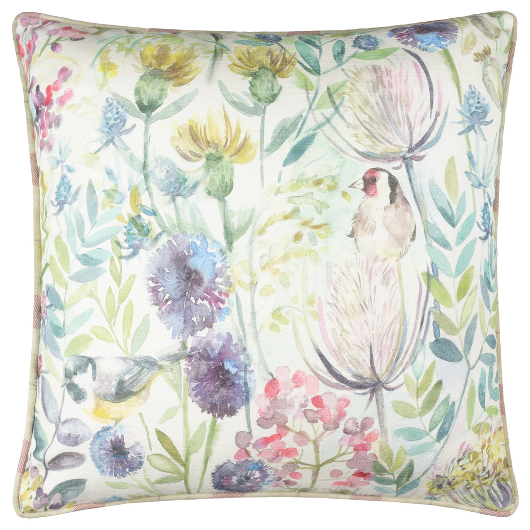 Morning Chorus 45x45 Outdoor Cushion Case Elderberry - image 2