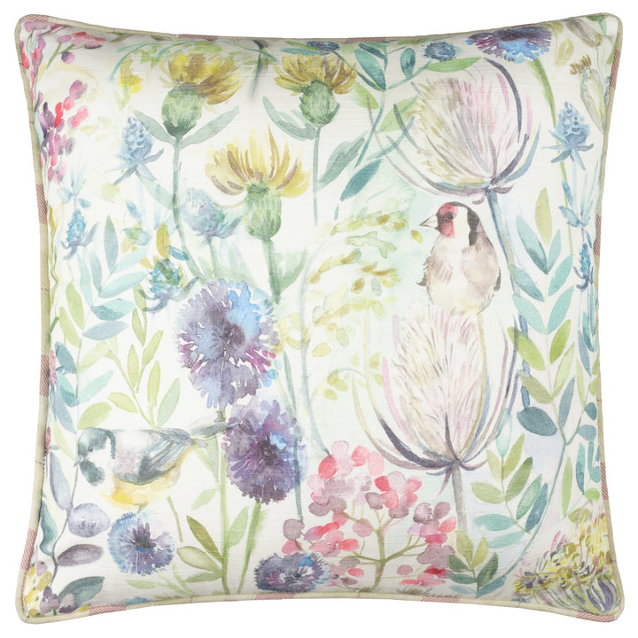 Morning Chorus 45x45 Outdoor Cushion Case Elderberry - image 2