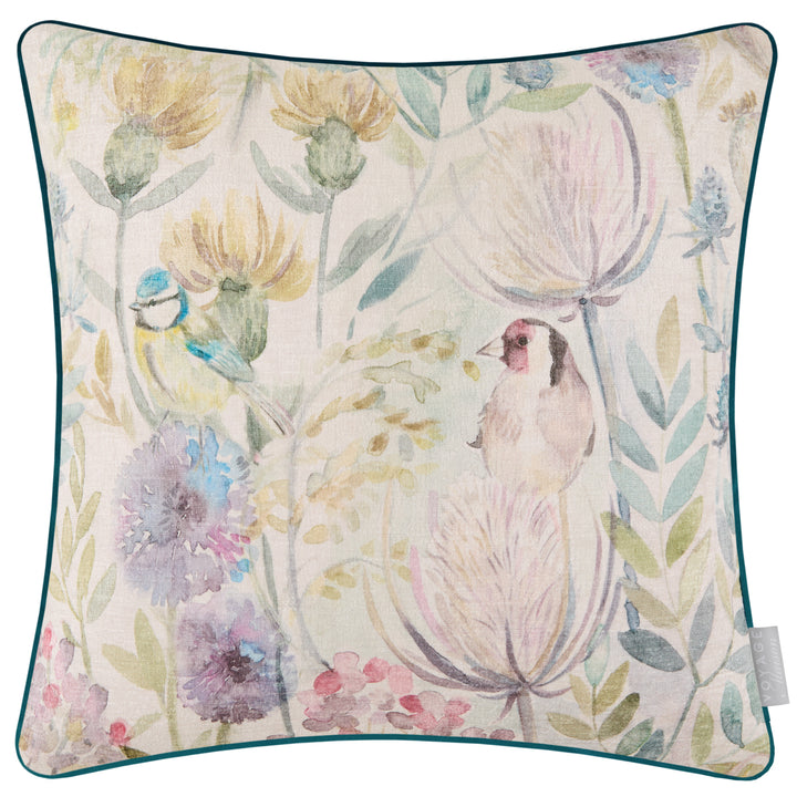 MORNING CHORUS 50X50 CUSHION CASE CREAM