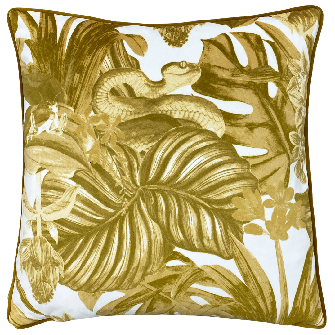 MEDINILLA 43X43 CUSHION CASE MUSTARD