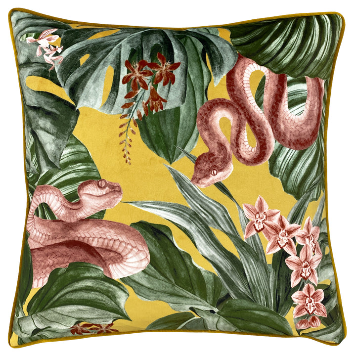 MEDINILLA 43X43 CUSHION CASE MUSTARD