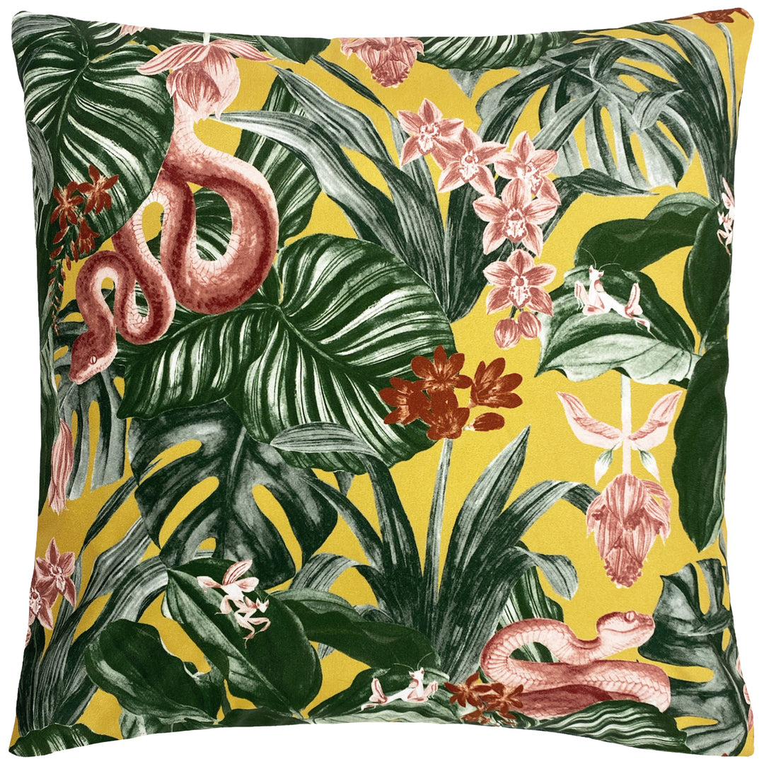Medinilla 43x43 Outdoor Cushion Cover Mustard