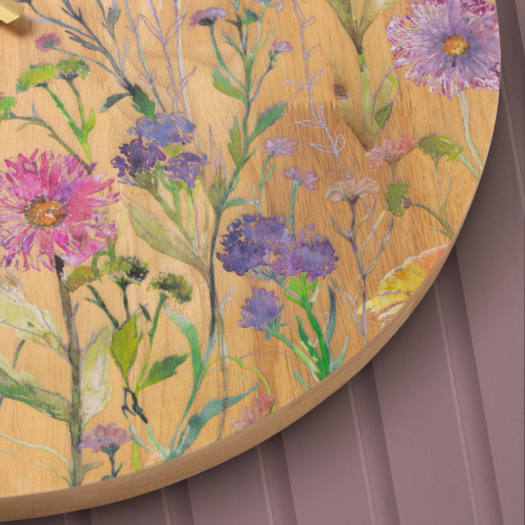 MEDMERRY WOODEN CLOCK HONEY OAK