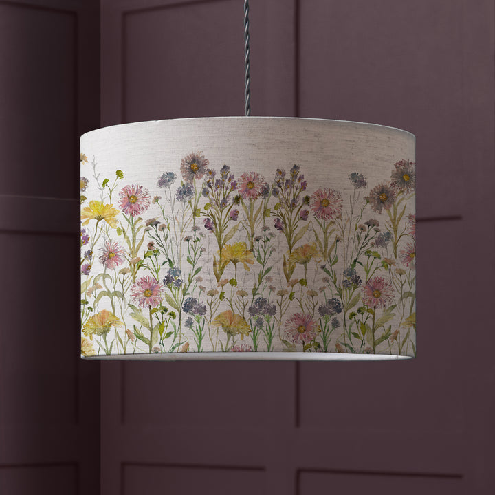 MEDMERRY LINEN EVA 30CM LAMPSHADE MULTI