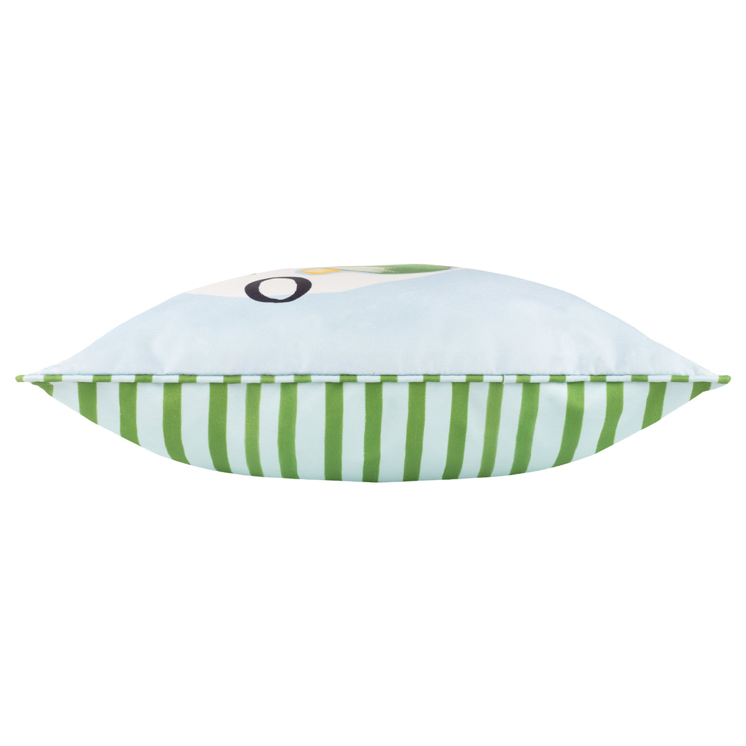 Mediterranean Olive 45x45 Outdoor Cushion Case Olive/Blue - image 4