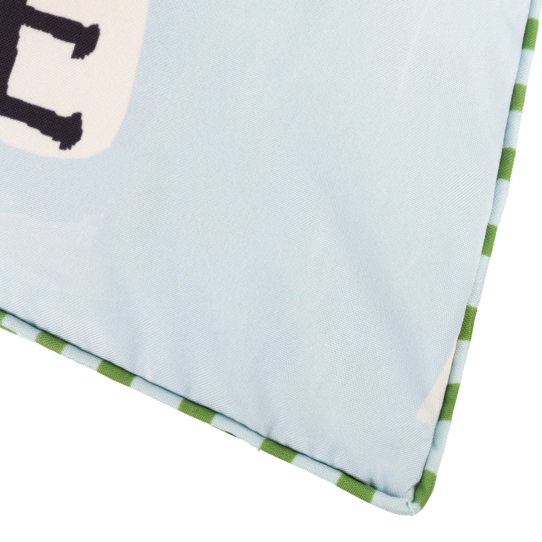 Mediterranean Olive 45x45 Outdoor Cushion Case Olive/Blue - image 5